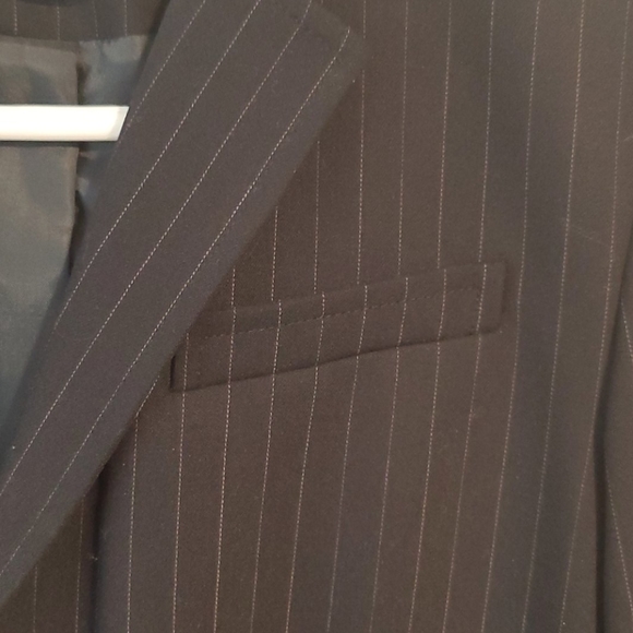 Calvin Klein Pin Stripe Blazer Jacket - size 2 - Picture 11 of 14